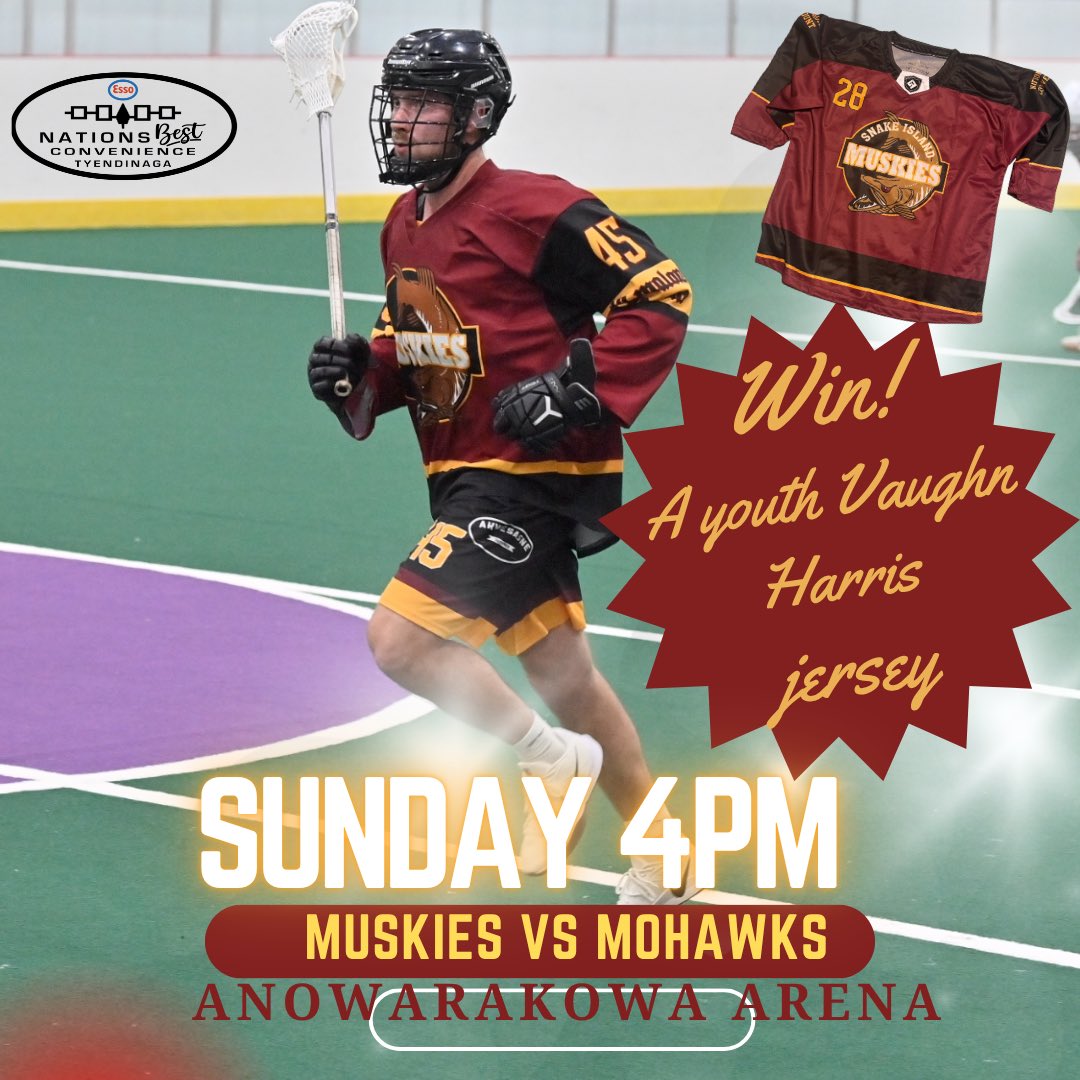 MuskiesLacrosse's tweet image. NOTICE, tomorrows game is at 4pm vs ⁦@MohawkLacrosse⁩