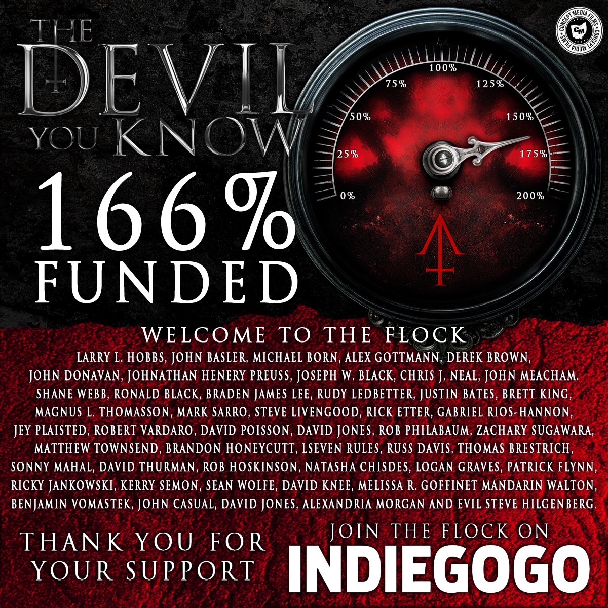 FLASH SALE! Be in the film for just $49!!!! 
igg.me/at/TDYK/x/2042… #horror #HorrorCommunity