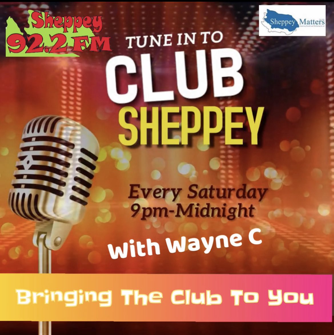 Why not join me tonight for Club Sheppey On Sheppey FM 92.2 9pm till midnight bringing the club to you on a Saturday night. #clubclassics #ukgarage #Happyhardcore &amp; #Oldskool 
Join us on 92.2fm, all smart speakers &amp; on our app available on IOS &amp; Android devices🙂