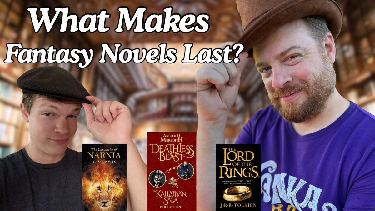 iSamwise (@isamw1se) on Twitter photo What is it about certain fantasy books that makes them endure over time? <a href="/AndrewDMth/">Andrew D Meredith</a> and I discuss this in depth in today’s video. Check it out.
Fantasy That Endures - A Conversation With Andrew D Meredith
youtu.be/8l2iTsrHlKQ What is it about certain fantasy books that makes them endure over time? <a href="/AndrewDMth/">Andrew D Meredith</a> and I discuss this in depth in today’s video. Check it out.
Fantasy That Endures - A Conversation With Andrew D Meredith
youtu.be/8l2iTsrHlKQ