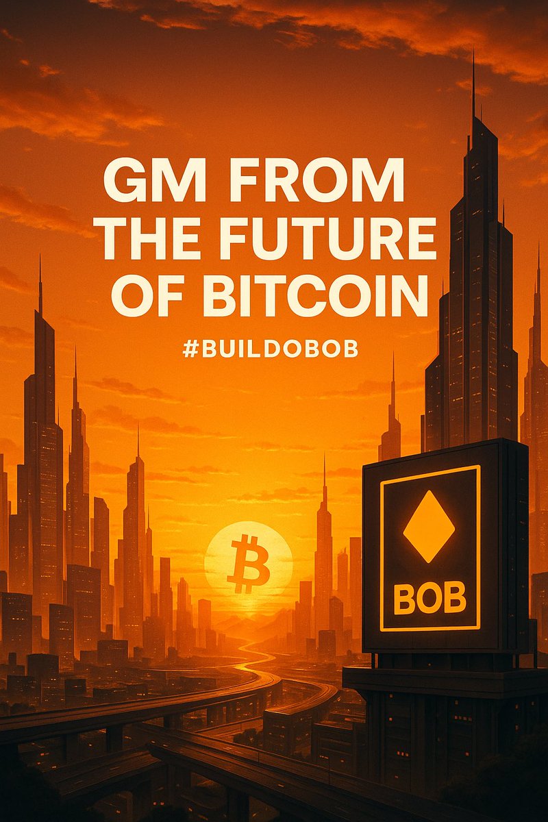 Erfabd's tweet image. Yooo gmgm fam🌅☀️
Can i get a gm?!
$BOB - Reconstructing Bitcoin’s Financial Destiny🥇
@build_on_bob
Welcome to Build On Bitcoin BOB a paradigm-shifting Hybrid Layer-2 protocol that synergizes Bitcoin’s unmatched security with Ethereum’s expressive smart contract…