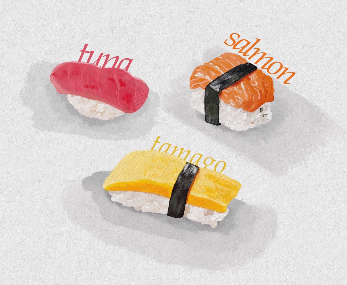 tomfishes's tweet image. Sushi study part 2 ✌️