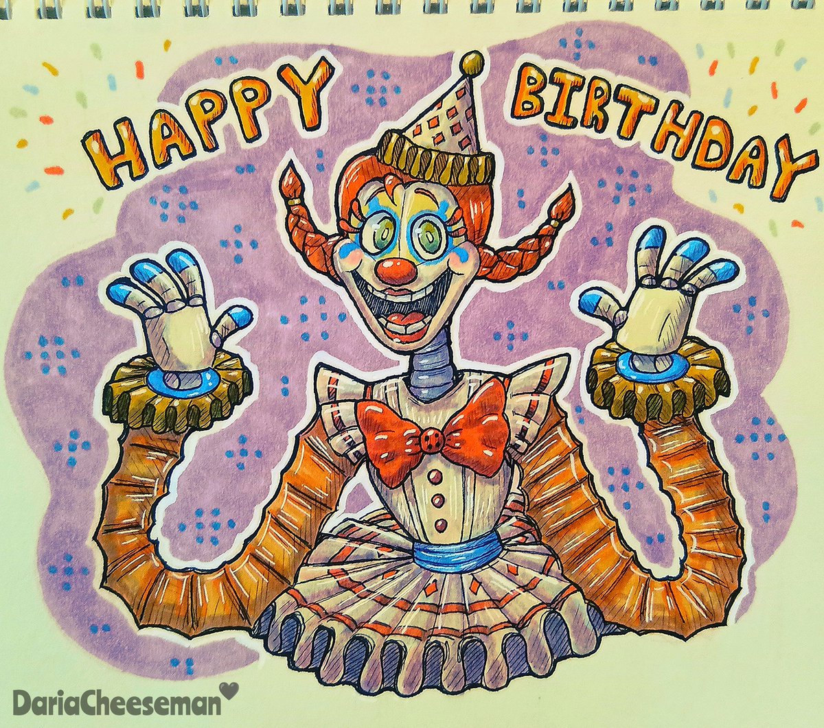DariaChees39990's tweet image. Boo! Didn't expect that? Something new~
I'm not really that impressed with the new game, but the character designs are really good. Jackie is my favorite!
#FNAF #FNAFSOTM #SecretOfTheMimic