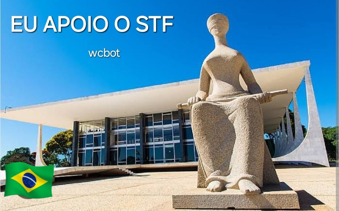 wwanniacbot's tweet image. EU APOIO O STF, STF GIGANTE. A Revogação do visto ds EUA aos Ministros do Supremo,Alexandre de Moraes,Luiz Roberto Barroso,Dias Toffoli, Cristiano Zanin,Flavio Dino Cármen Lúcia,Fachin e Gilmar Mendes,é uma afronta a Soberania Jair Messias Bolsonaro na Cadeia,PERDEU MANÉ.