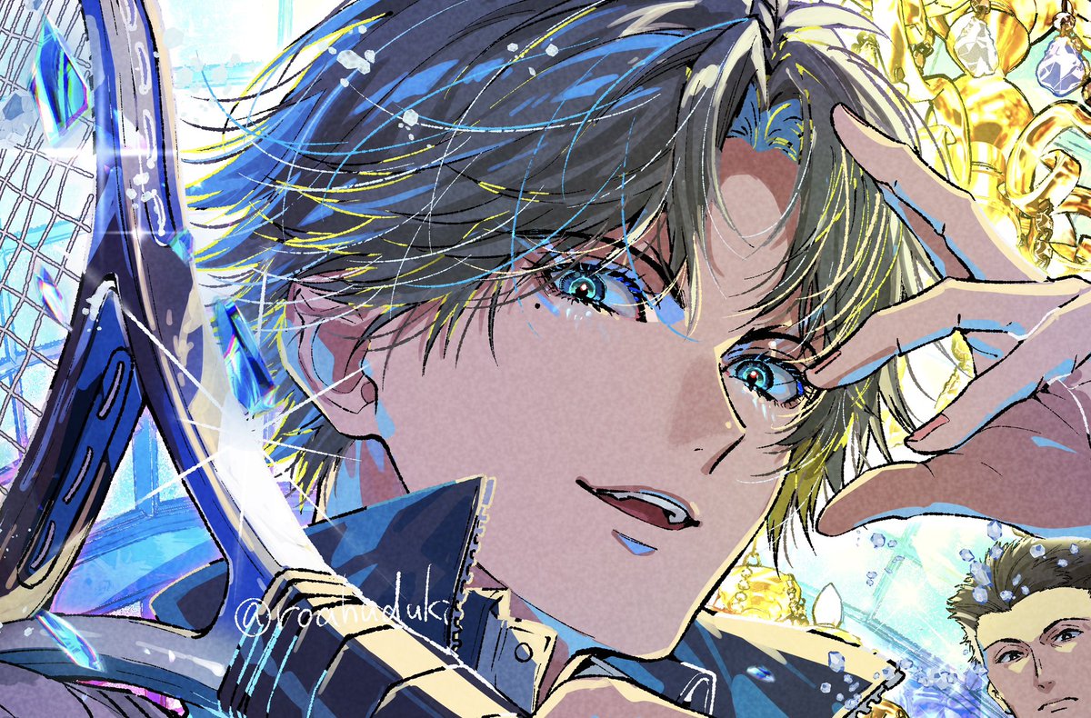 roahuduki's tweet image. ❄️のatb様のイラスト、
髪色が見る人によってはカラーが原作でもありアニメでもあり
みゅにも見えるみたいな感じにしたかった☺️
