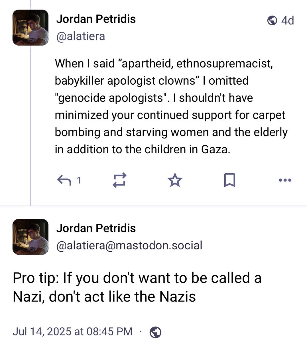 The Lunduke Journal (@lundukejournal) on Twitter photo A prominent GNOME representative, who writes announcements for GNOME Foundation and repeatedly publishes anti-Jewish attacks on the GNOME website, is still at it.
To date GNOME has taken no action to stop his spreading of hate and libel.
Also worth noting: GNOME has also not A prominent GNOME representative, who writes announcements for GNOME Foundation and repeatedly publishes anti-Jewish attacks on the GNOME website, is still at it.
To date GNOME has taken no action to stop his spreading of hate and libel.
Also worth noting: GNOME has also not