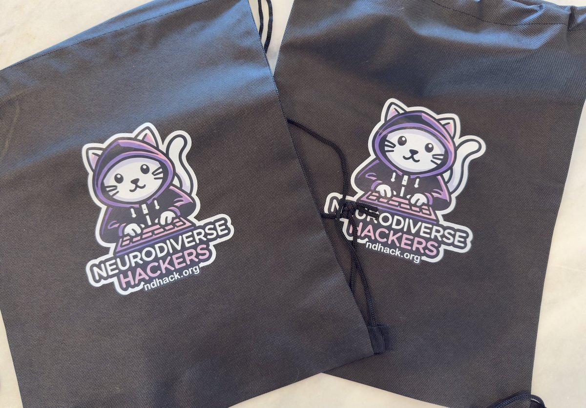 NeuroDivhackers's tweet image. Swag bags &amp;amp; more @ The Diana Initiative and @defcon. #TDI #HackerSummerCamp #Neurodiversity #Security