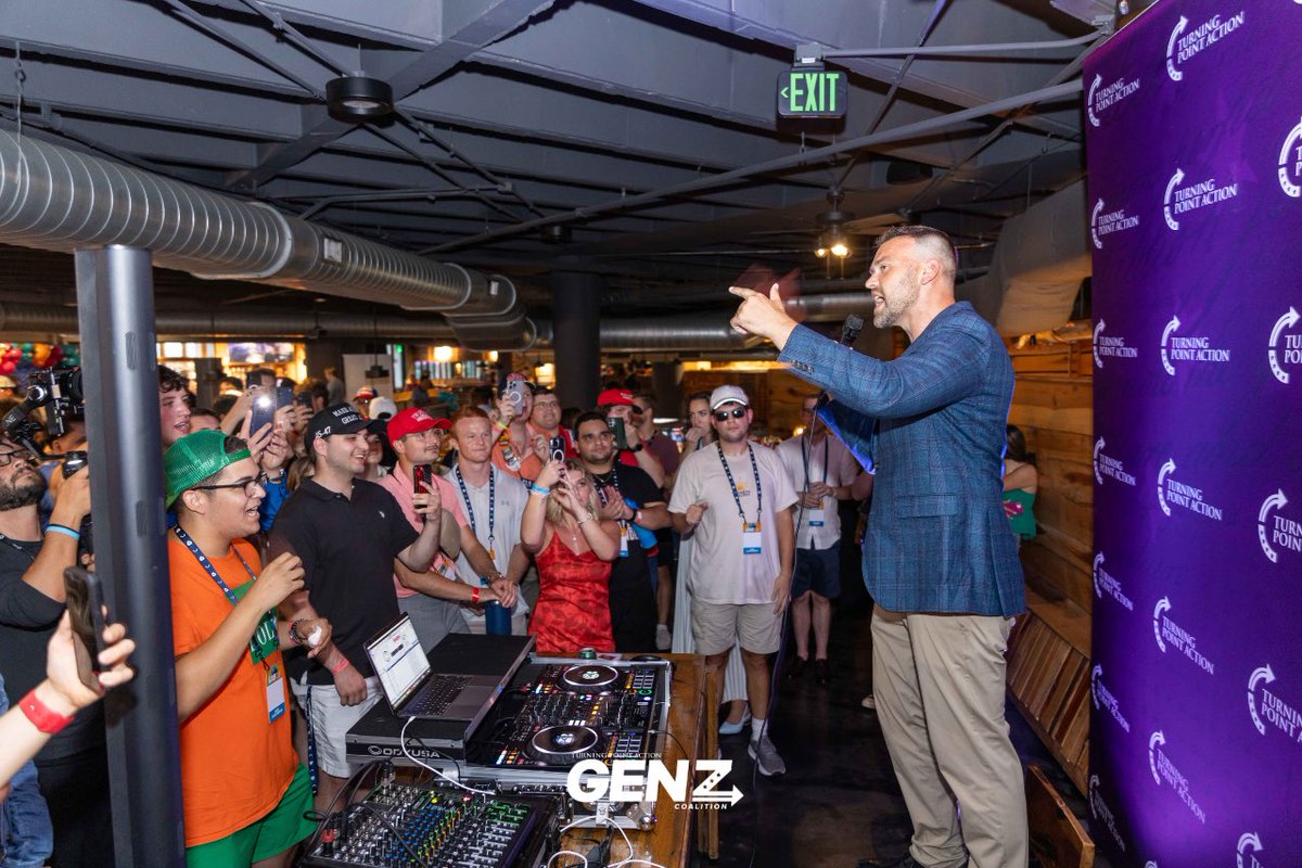 TPACoalitions's tweet image. It’s been a week since The Palm Trees and Principles Social lit up Tampa 🌴🔥 and we’re still not over it.
Hosted by @TPAction_ Gen-Z Coalition, the event brought together hundreds of young patriots who aren’t waiting for change, they’re making it!
Gen Z helped saved this…