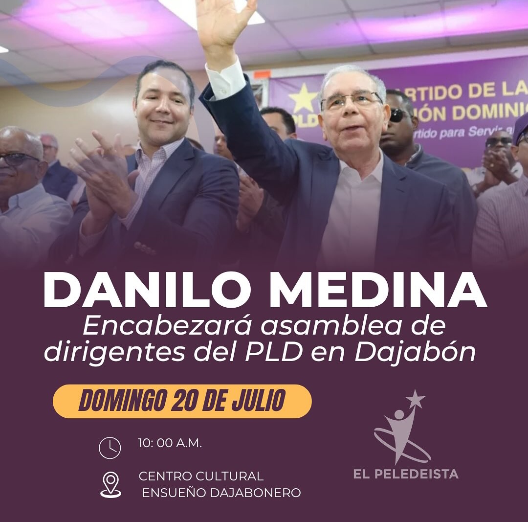 Este domingo la militancia del <a href="/PLDenlinea/">PLD</a> en Dajabón se reúne como una gran familia para organizarse y refundar el partido como se está haciendo en todo el país para volver a gobernar por el bien de los dominicanos.

#rt #domingo #pld #viral
<a href="/danilomedina/">Danilo Medina</a> <a href="/JohnnyPujols/">Johnny Pujols</a>