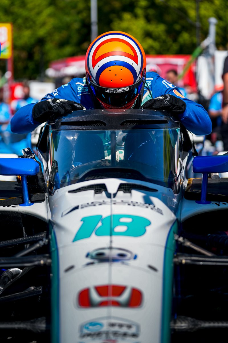 Staring 9th in 🇨🇦! Good effort <a href="/DaleCoyneRacing/">Dale Coyne Racing</a> 👊🏼