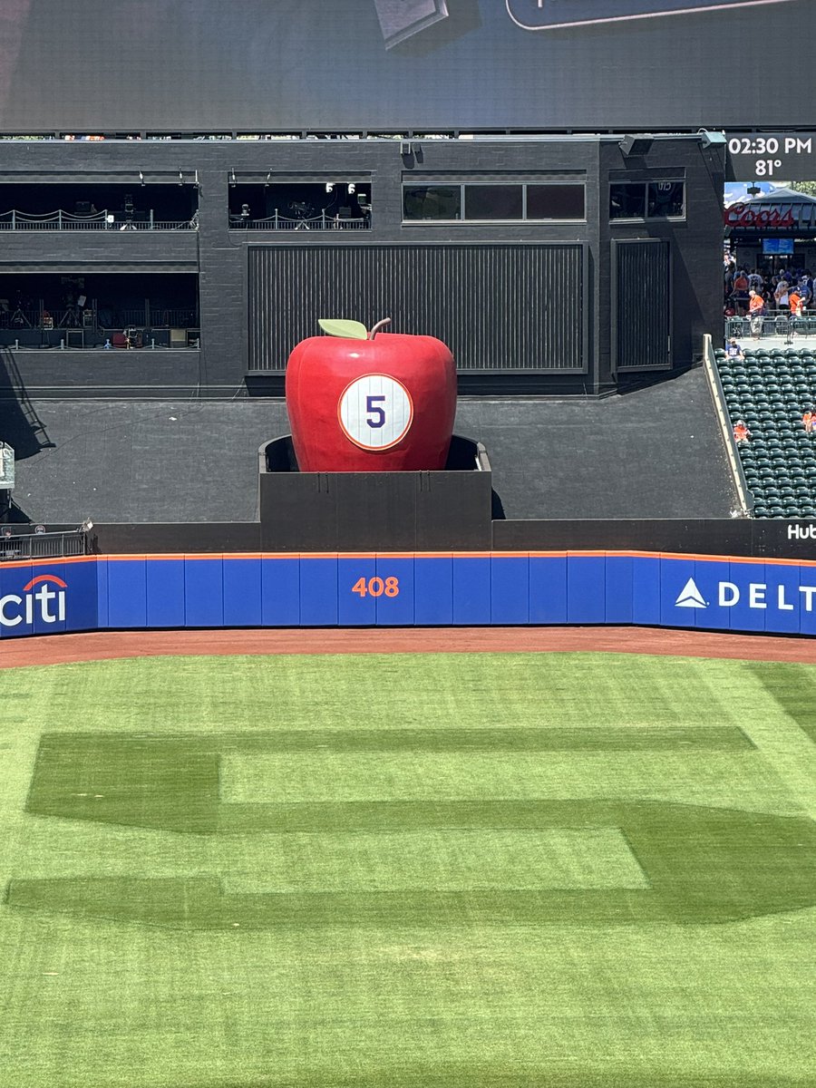 The Home Run Apple has a #5 on it today for David Wright  🍎

➡️ Tri-State <a href="/Cadillac/">Cadillac</a>