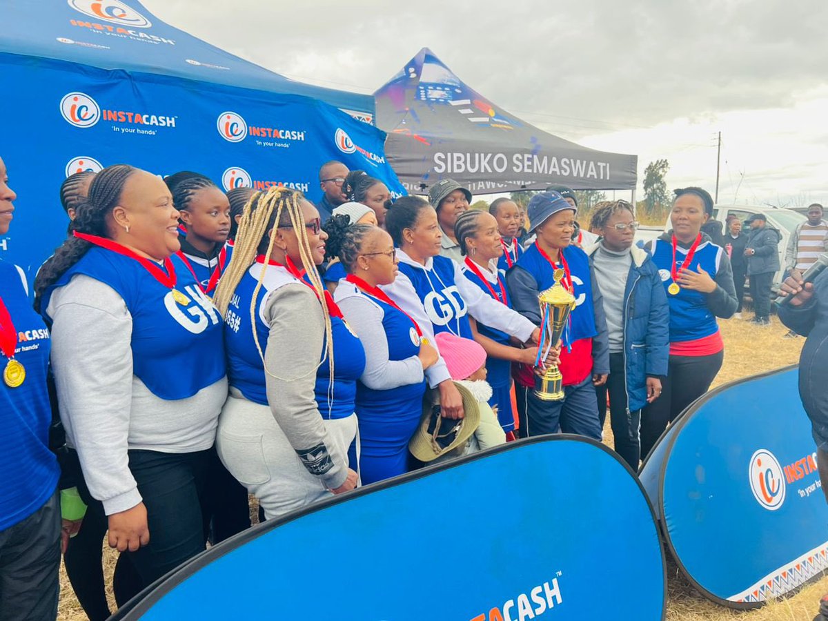 dlaminisabelo1's tweet photo. Incredibly proud to congratulate the #EBISRadio soccer &amp; netball teams  crowned as CHAMPIONS of the Instacash soccer and netball Media Tournament! Your dedication, teamwork &amp; passion have made this possible. Well done. Keep up the fantastic work—on air &amp; on the field of play. https://t.co/eVxqwPWYM8