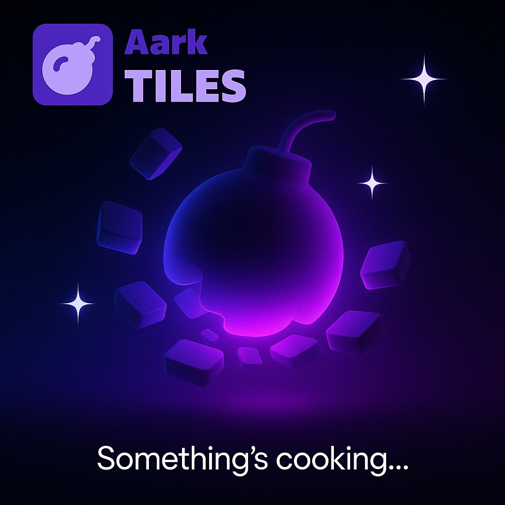 Aark Tiles (@aarktiles) on Twitter photo What’s the highest multiplier you hit in Aark Tiles?
Quote tweet with your best cashed-out run - no bombed bluffs.
Let’s see who’s really got nerves of steel. What’s the highest multiplier you hit in Aark Tiles?
Quote tweet with your best cashed-out run - no bombed bluffs.
Let’s see who’s really got nerves of steel.