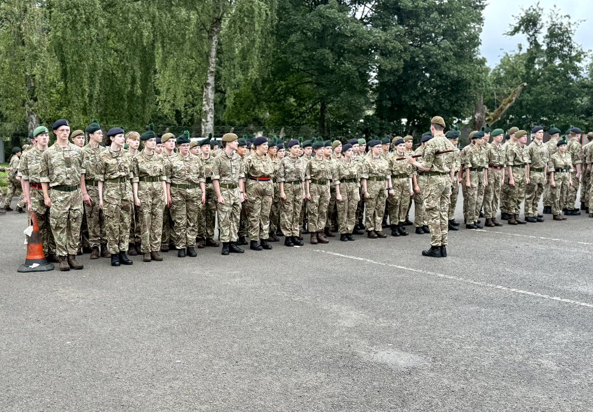 2nd (NI) Battalion ACF (@2niacf) on Twitter photo The Battalion HQ team was proud to welcome our Army Cadets & CFAVs to Annual Camp 2025 this evening.
From polished boots to sharp drill, the Cadets stepped out with pride and discipline. A strong start to a week full of adventure, challenge & memories! 💪🏽☘️
#AC2025 #ArmyCadets The Battalion HQ team was proud to welcome our Army Cadets & CFAVs to Annual Camp 2025 this evening.
From polished boots to sharp drill, the Cadets stepped out with pride and discipline. A strong start to a week full of adventure, challenge & memories! 💪🏽☘️
#AC2025 #ArmyCadets