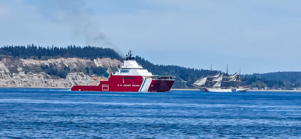 USCG's tweet image. Coast Guard Cutter (CGC) Storis’ historic voyage continues! Through the dedicated efforts of her crew, Storis arrived in Seattle earlier this week, having marked numerous milestones on its journey northward.
As the Nation’s third polar icebreaker, Storis was acquired to provide…