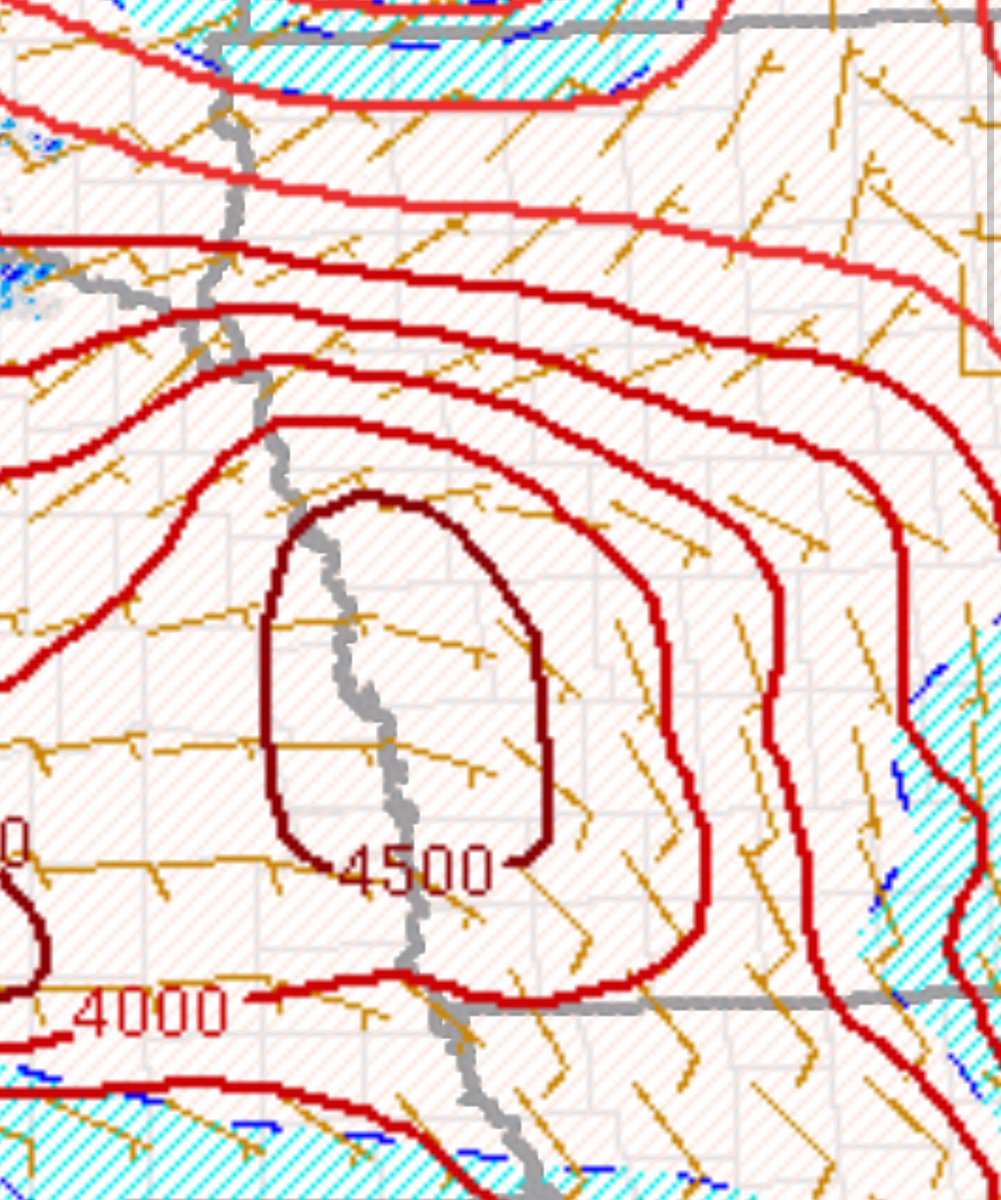 ChicagoMWeather's tweet image. Western Iowa along the I-80 corridor may experience severe weather later if any supercells develop on this boundary. I will be live this evening! #IAwx