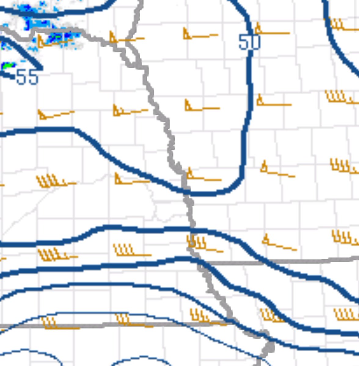 ChicagoMWeather's tweet image. Western Iowa along the I-80 corridor may experience severe weather later if any supercells develop on this boundary. I will be live this evening! #IAwx