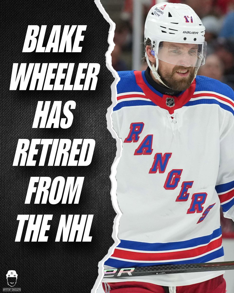 Blake Wheeler has officially retired from the NHL