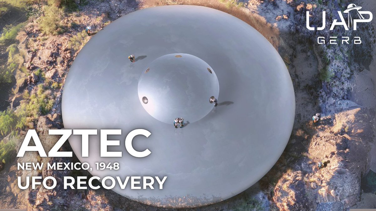 Investigating the 1948 Aztec, New Mexico UFO crash retrieval 

youtube.com/watch?v=QJxbyu…

This project dives into the 25 March 1948 Aztec crash, one of the most infamous, controversial, and fascinating UFO crash retrievals in US history, where a 99.9 foot diameter flying saucer