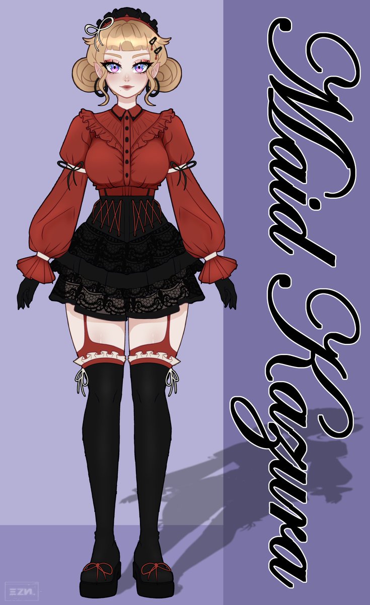 Ezekiel_VT's tweet image. Also ich würde ja @KazuraArts schon gerne als Goth Maid sehen...👀
Bis zum 31.07.25 Habt ihr noch zeit bei ihrem Design Contest mit zu machen!
#KazuraContest