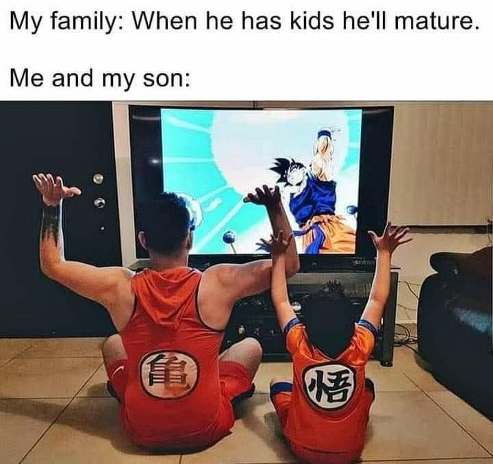 NoFoolinTulin's tweet image. How I imagine my friends and I raising kids:
