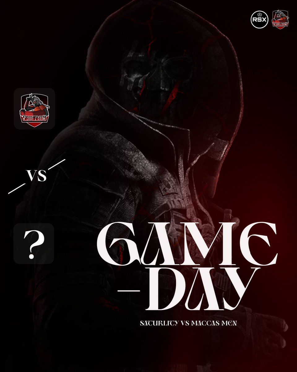 Aujourd’hui, Saturlity entre en scène pour son premier match en <a href="/RSXPL/">RSX Events</a>  !

Adversaire du jour : Maccas Men 💥

Line up 🔰
<a href="/AndiFront420/">AndiFront</a> 
<a href="/yZeeyza/">r</a>  
@qKarol_ 
@qKacper
<a href="/4KTZyvn/">💫</a>

🎯 Nouveau tournoi, même ambition : tout donner dès le premier round.