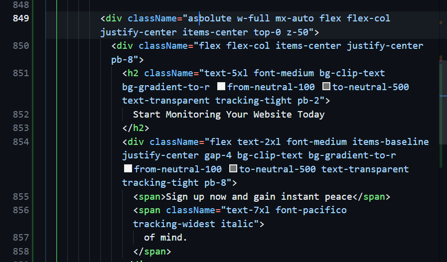 Bruh! Was frustrated why this div isn't positioning above as expected.
Actually, I wrote 'asbolute' instead of 'absolute'.
This is where AI helped me lol🫡
Thankyou.
