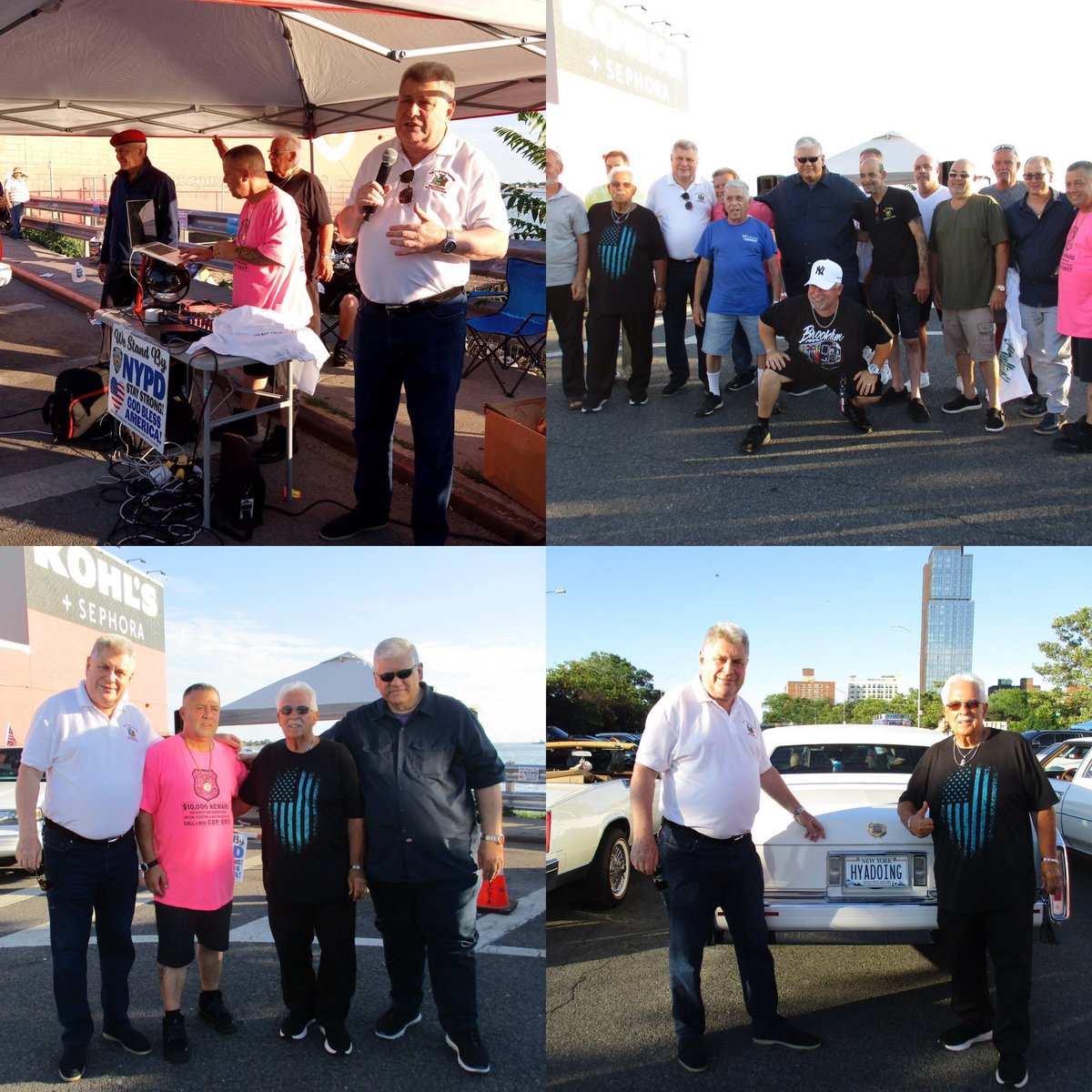 AlecBrookKrasny's tweet image. Cadillac Clubs from all over Brooklyn came together at Caesar's Bay for a 'Back the Blue' Rally to support the NYPD Friday Evening. I was joined by Curtis Sliwa, founder of the Guardian Angels, and so many members of the community. Thank you DJ Ross, Ron Canterino, and everyone…