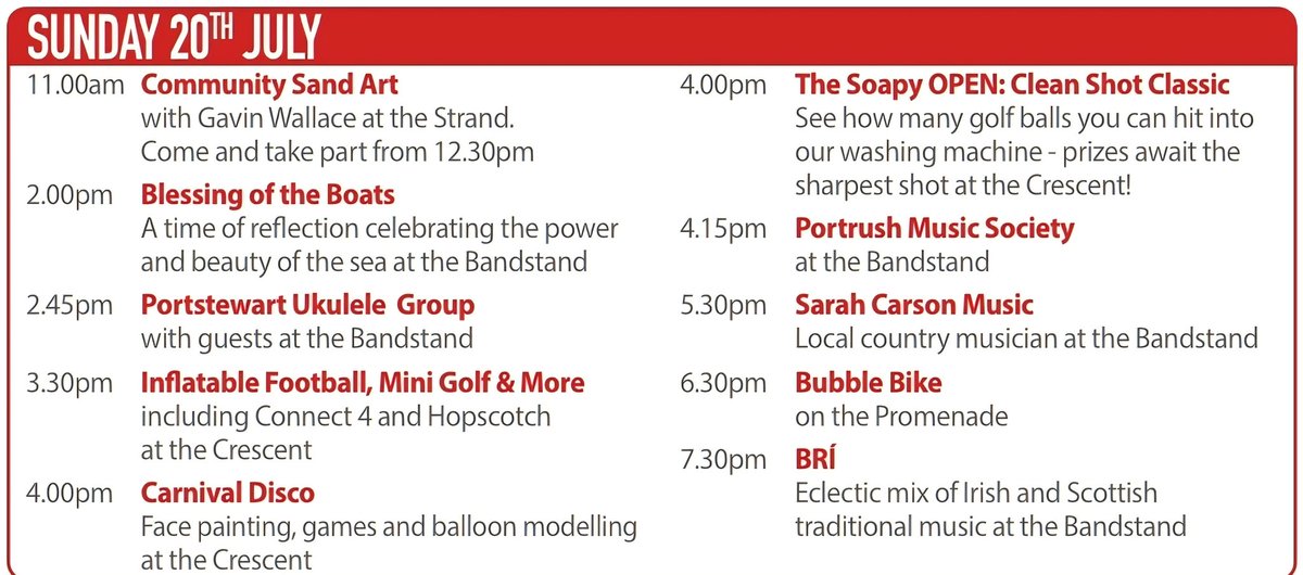 PortstewartProm's tweet image. Sunday fun at The Red Sails Festival, Portstewart
#RedSailsFestival