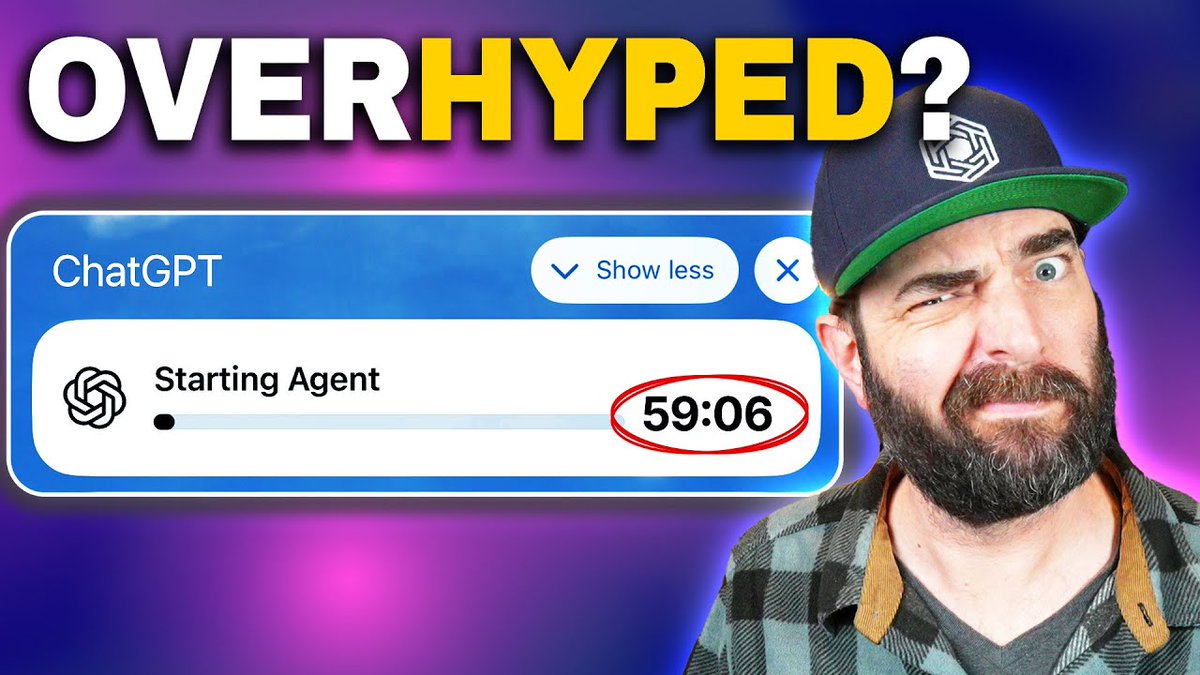 woojinrad's tweet image. I appreciate @mreflow for testing the new ChatGPT agent. He feels the agent has promise, particularly in its ability to operate a browser, but it "always feels like these things fall a little bit short still." I enjoy his YouTube videos; he provides clear and accessible AI news…