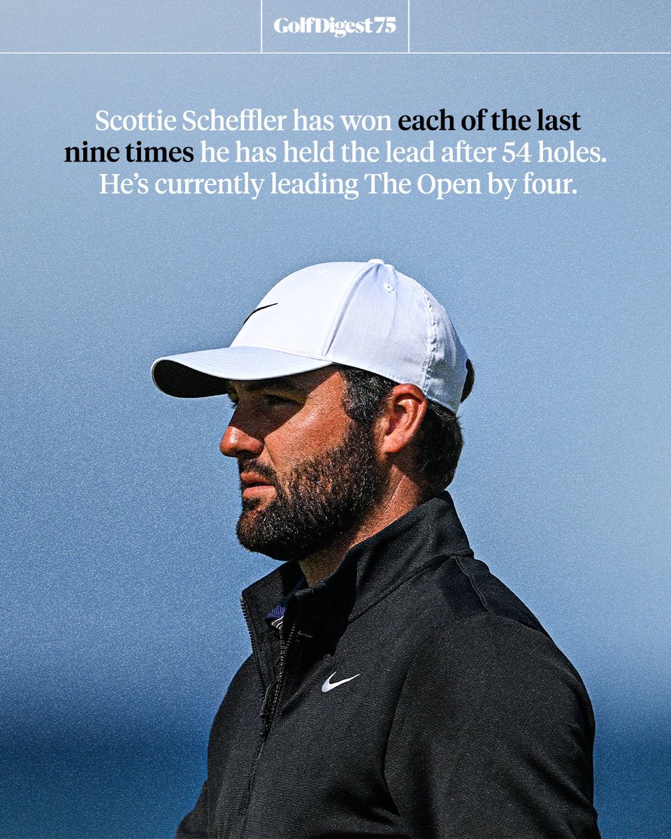 Golf Digest (@golfdigest) on Twitter photo If history holds true, Scottie Scheffler is your Open Champion. π
(H/T: <a href="/JustinRayGolf/">Justin Ray</a>) If history holds true, Scottie Scheffler is your Open Champion. π
(H/T: <a href="/JustinRayGolf/">Justin Ray</a>)