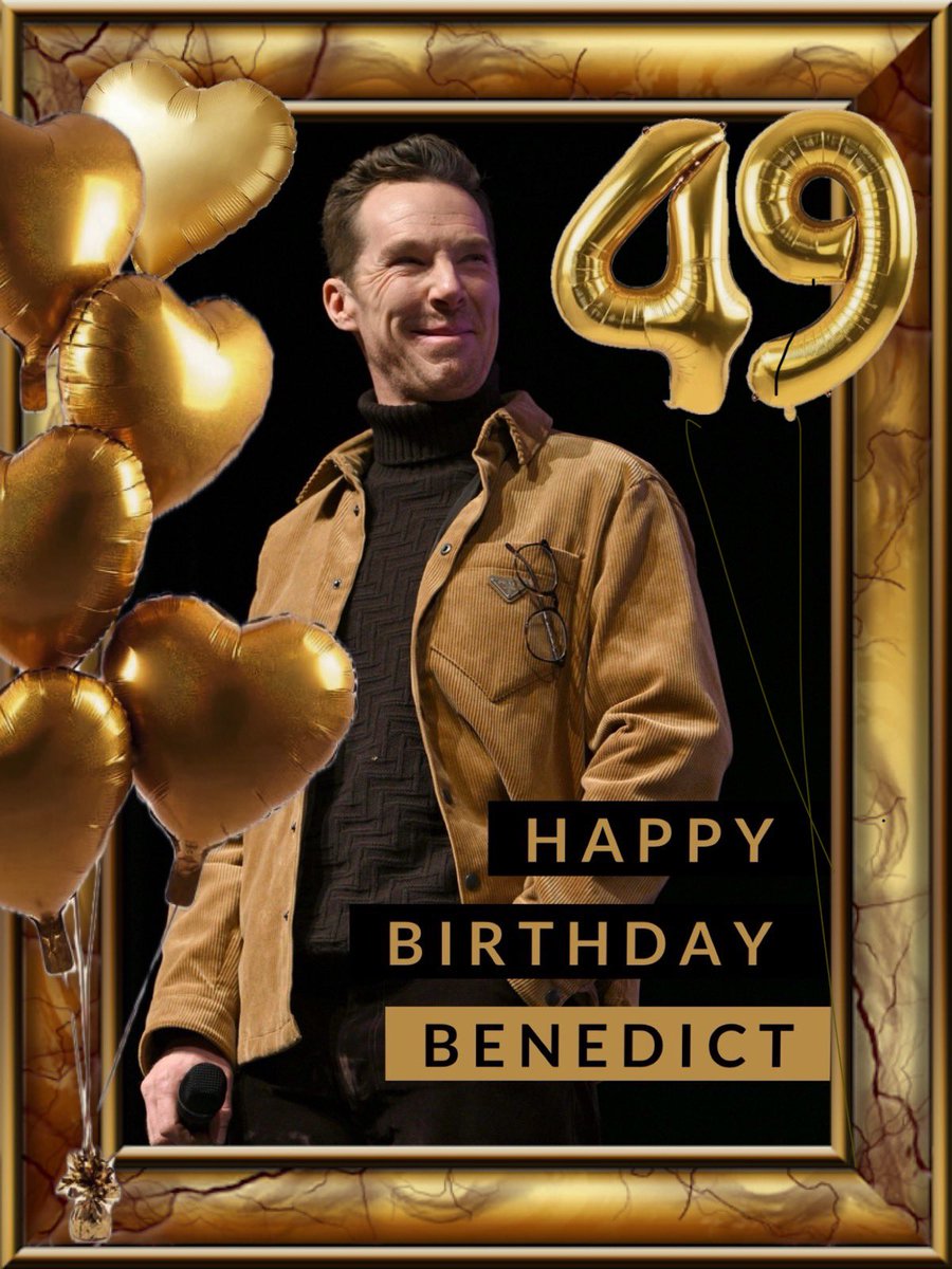 Unencumberedben's tweet photo. HAPPY BIRTHDAY Dearest Benedict,
Thank you for another fabulous year of Golden Moments. May the year ahead bring many more to treasure!
xxx https://t.co/1nafPg78vl