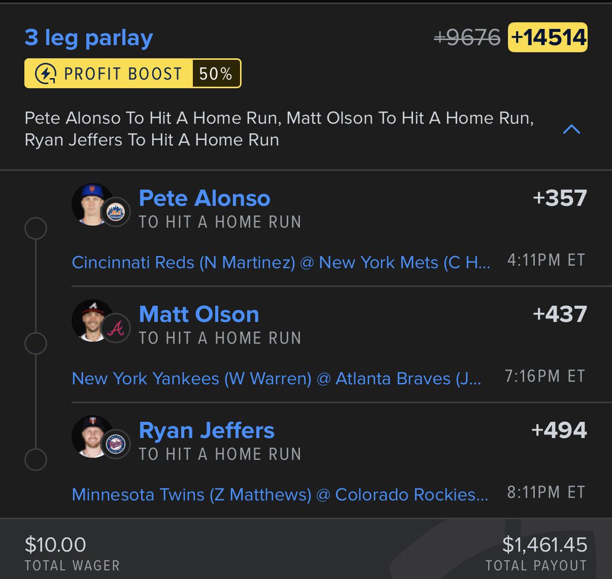 I think today is the day