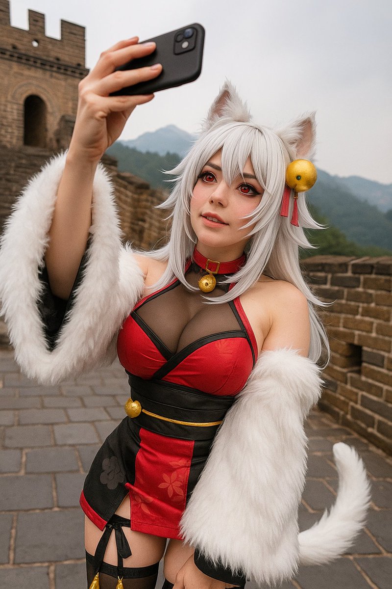 ChainaVT's tweet image. Quien dijo que CHAINA no es de CHINA? Aquí de chill en la gran muralla 🤠