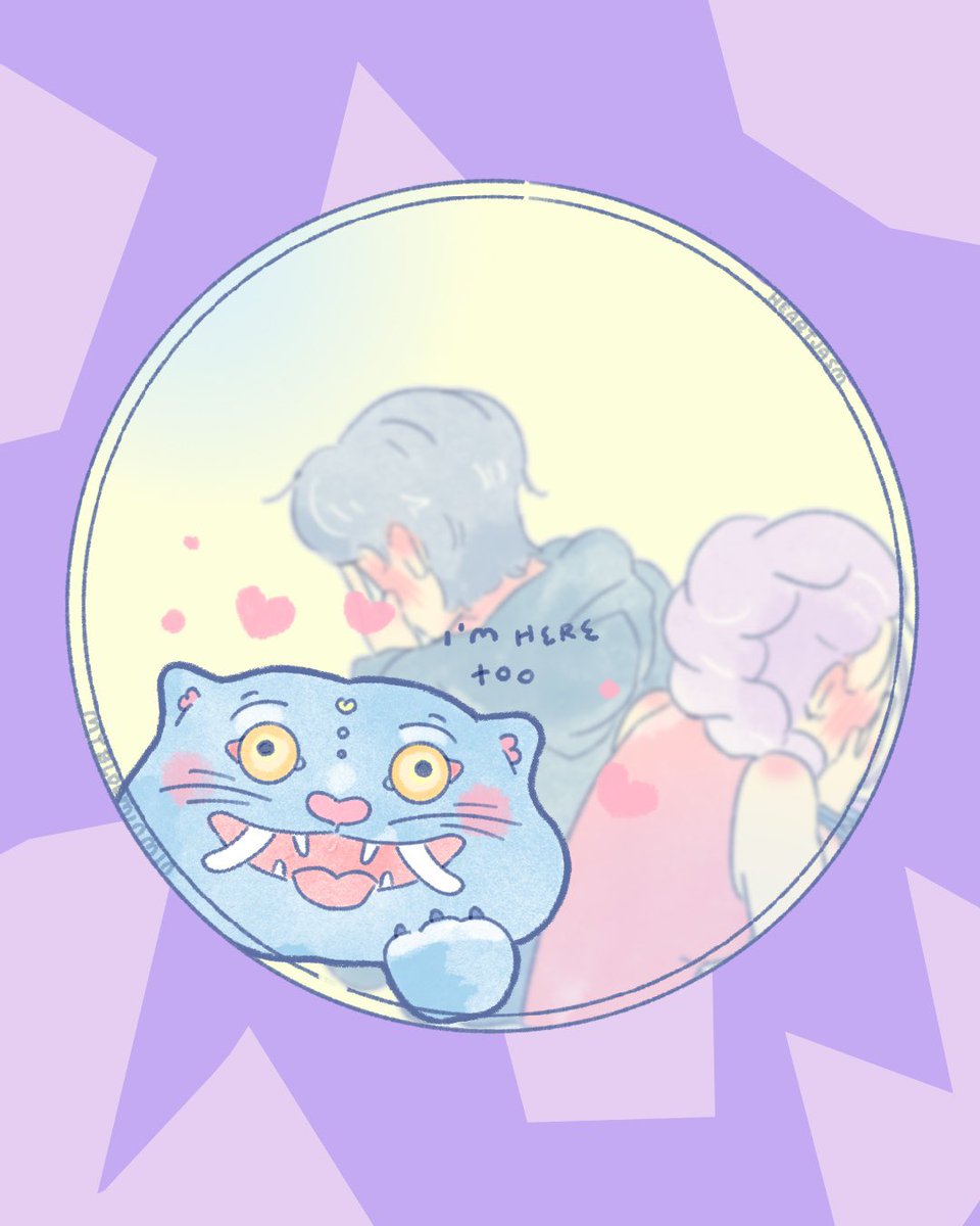 heartjasm's tweet image. You’re dating, but you’re both kpop idols 🫣 caught in a Coldplay concert… with their pet cat 😻 #Rujinu 

#KPOPDEMONHUNTERS #kpdhfanart #kpopdemonhuntersfanart