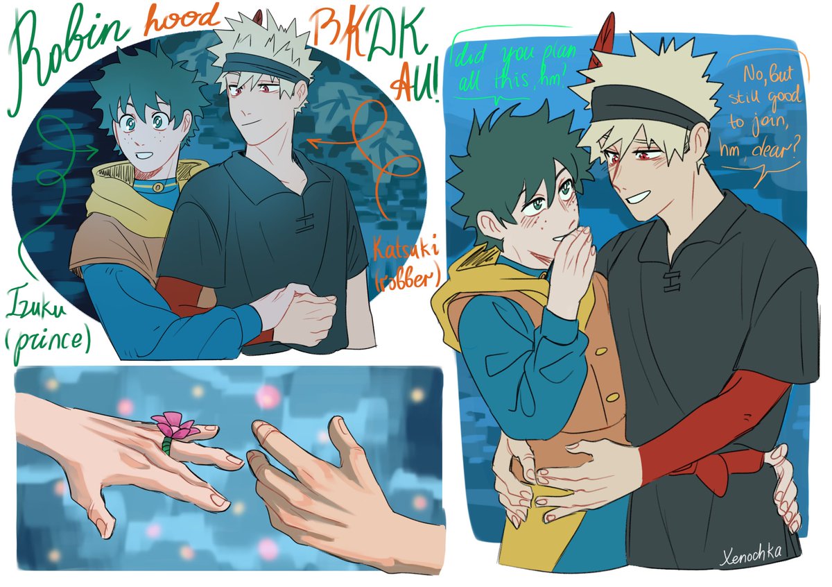 Xenochka's tweet image. Rewatched Robin Hood and couldn't resist the urge to draw #bkdk in this universe as well😫🙏💕
