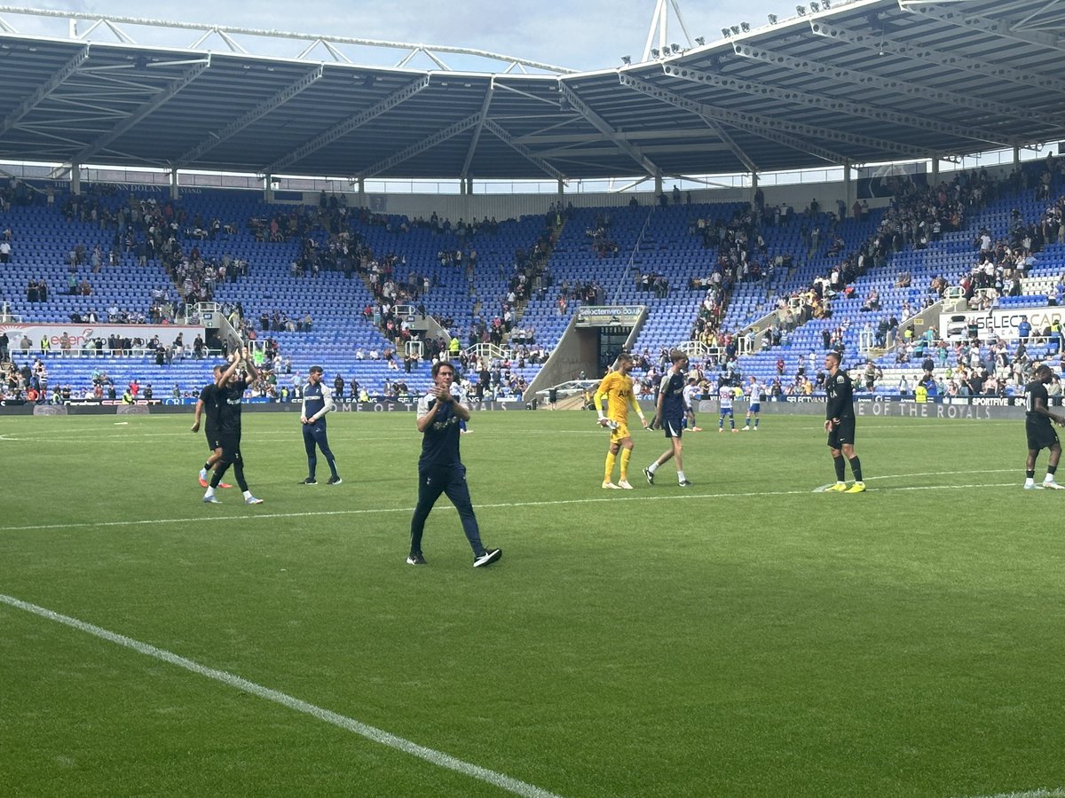 DLSpursFlag's tweet image. Just got back from Reading. A lot of players on show for Frank and some decent ones at that. Thought Kudus and Vuskovic were very impressive😅😅