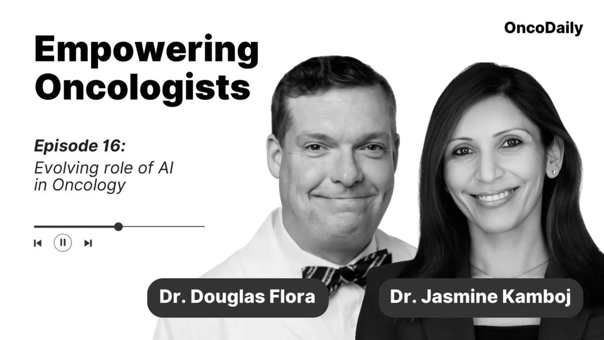 OncoDaily (@oncodaily) on Twitter photo Empowering Oncologists: Evolving role of AI in Oncology
<a href="/dougflora2/">Doug Flora MD, LSSBB</a> | <a href="/JasmineKambojMD/">Jasmine Kamboj, MD, FASCO</a>
oncodaily.com/dialogues/3322…
#Cancer #EmpoweringOncologists #OncoDaily #Oncology #Medicine #Health #MedEd #MedX Empowering Oncologists: Evolving role of AI in Oncology
<a href="/dougflora2/">Doug Flora MD, LSSBB</a> | <a href="/JasmineKambojMD/">Jasmine Kamboj, MD, FASCO</a>
oncodaily.com/dialogues/3322…
#Cancer #EmpoweringOncologists #OncoDaily #Oncology #Medicine #Health #MedEd #MedX