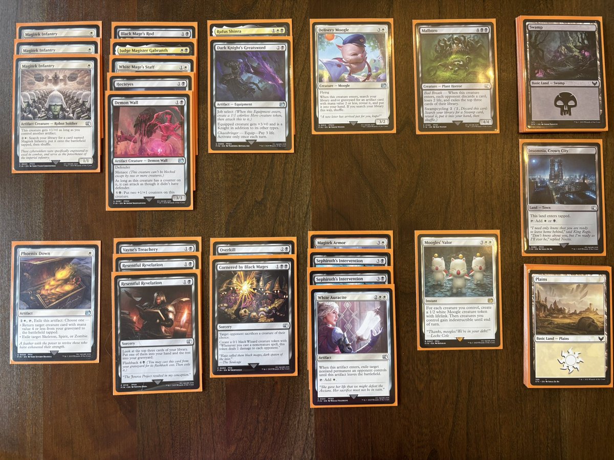 nollidruj's tweet image. 3-0 in draft last night 

#MTGxFINALFANTASY