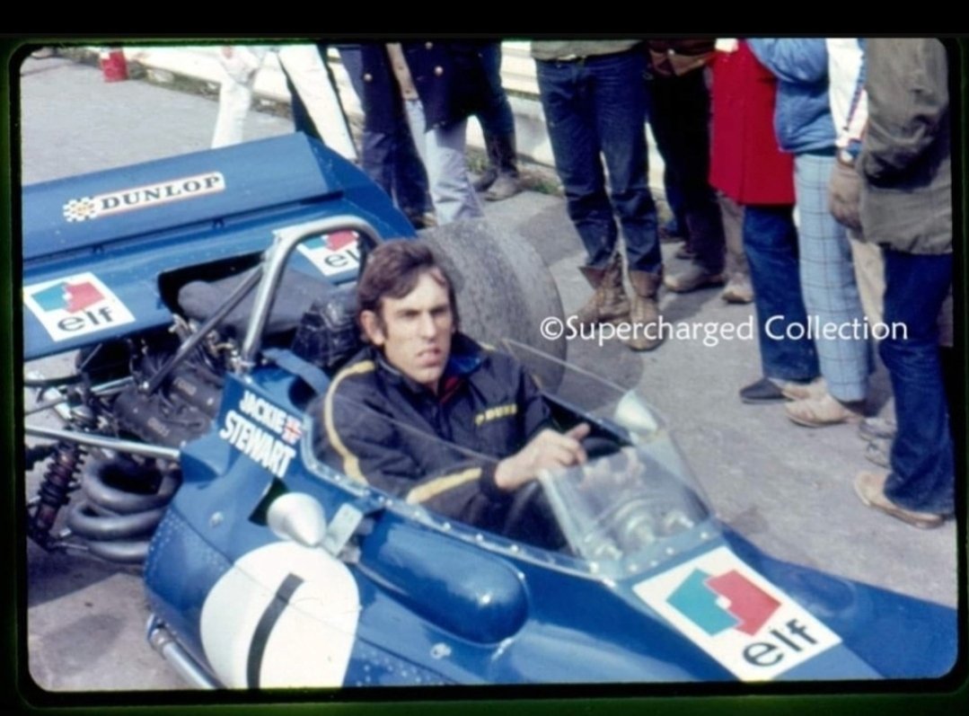 Very sad to hear about the passing today of Tyrrell Chief Mechanic Roger Hill. I think he holds the distinction of being with Tyrrell F1 from the start right through to the end. This picture from my collection shows him in Jackie Stewart's car at Watkins Glen in 1970.  #tyrrellf1