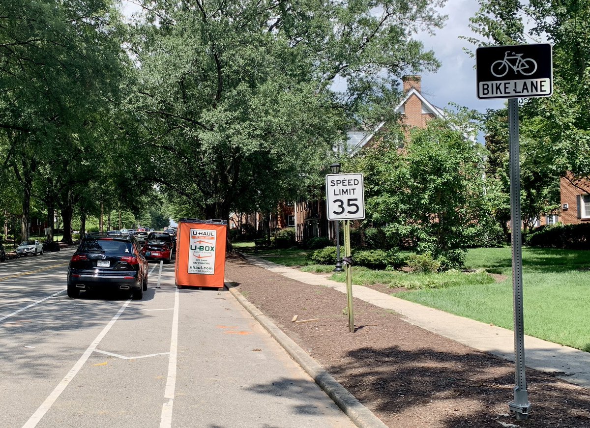 Come on, y’all. Bike lanes aren’t that hard to figure out. Malvern Ave.