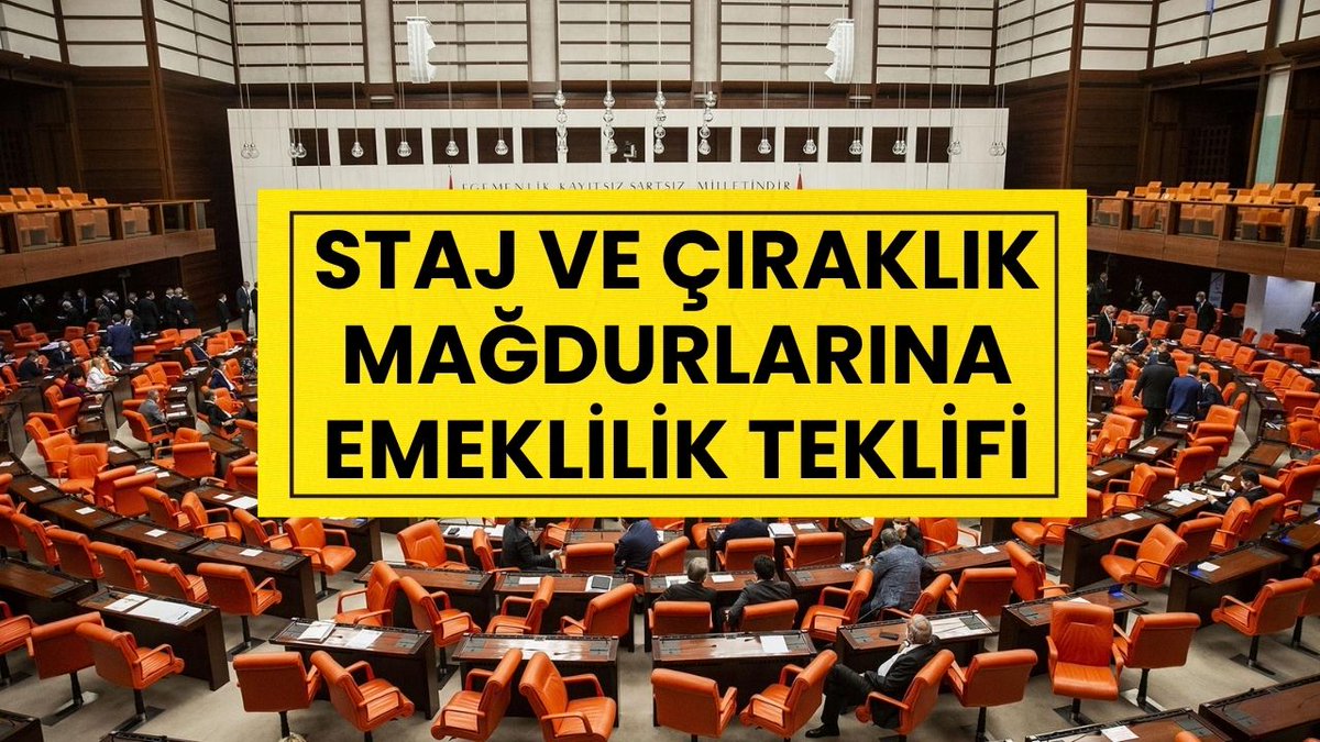 Kamubiz.com WhatsApp: 0534 412 78 55 (@kamubiz_com) on Twitter photo #CırakStajyerinHakkıTamSigortadır #StajÇıraklıkSigortasıGlobalNormlaraUysun
<a href="/CirakStajFED/">STAJ VE ÇIRAKLIK SİGORTASI MAĞDURLARI FEDERASYONU</a>
Staj ve Çıraklık Mağdurlarına Müjde: Emeklilik Teklifi Meclis’e Sunuldu yenikamuhaber.com/staj-ve-cirakl… #CırakStajyerinHakkıTamSigortadır #StajÇıraklıkSigortasıGlobalNormlaraUysun
<a href="/CirakStajFED/">STAJ VE ÇIRAKLIK SİGORTASI MAĞDURLARI FEDERASYONU</a>
Staj ve Çıraklık Mağdurlarına Müjde: Emeklilik Teklifi Meclis’e Sunuldu yenikamuhaber.com/staj-ve-cirakl…