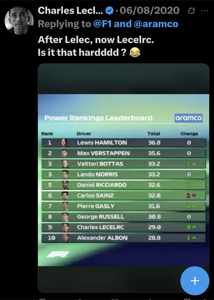 LECLANDD's tweet image. Charles 
Lelerc, lelec, lecelrc, lecerec, lerletc