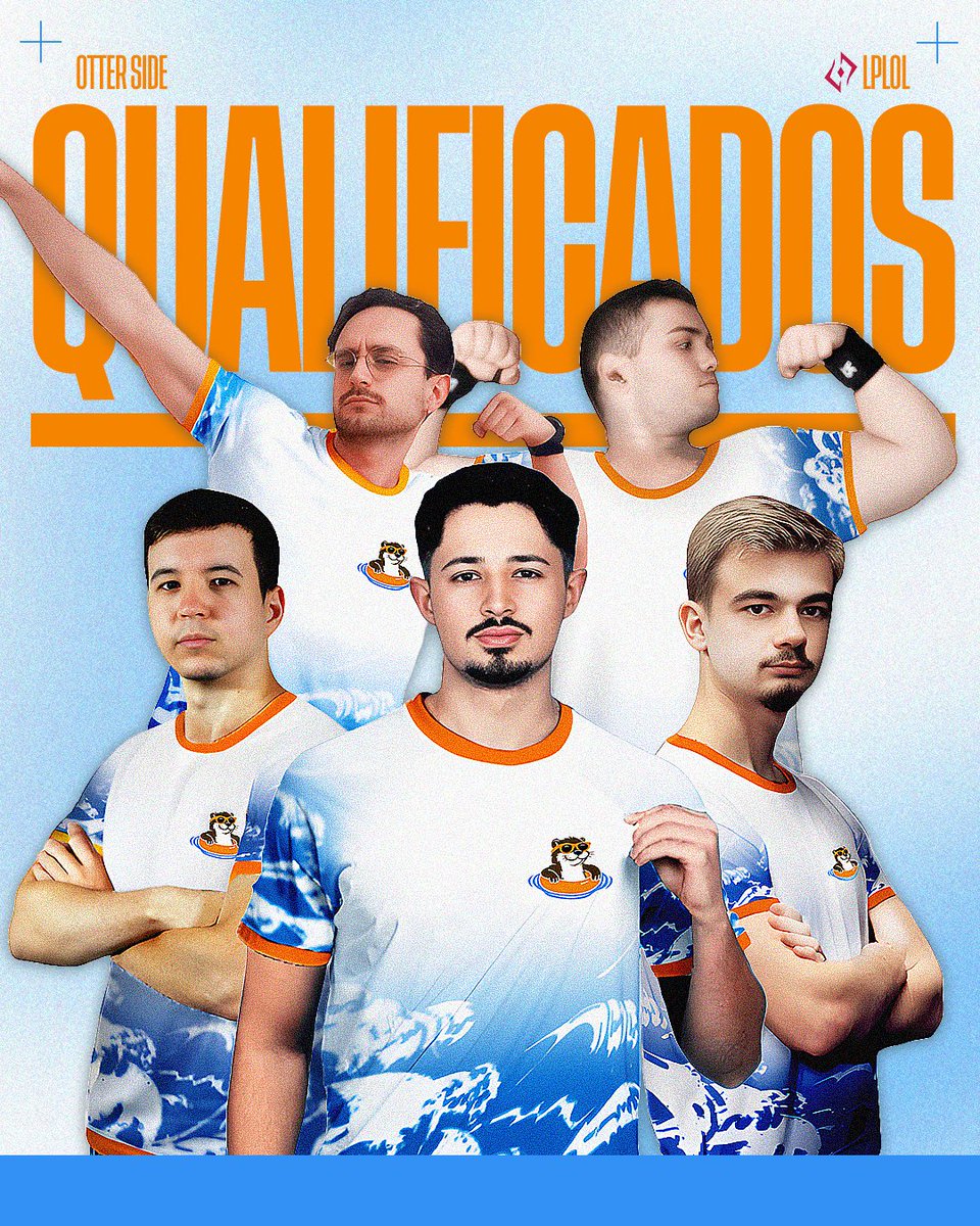 É com muito orgulho que anunciamos que estamos oficialmente qualificados para a <a href="/lplol_pt/">LPLOL</a> !
As lontras bateram-se de frente contra os <a href="/leoesps_esports/">Leões Porto Salvo Esports</a> e os <a href="/northsfury/">NORTHS FURY</a> e provaram que as águas do rio não são para todos, fechando o dia com duas vitórias!
Agora começa a jornada!