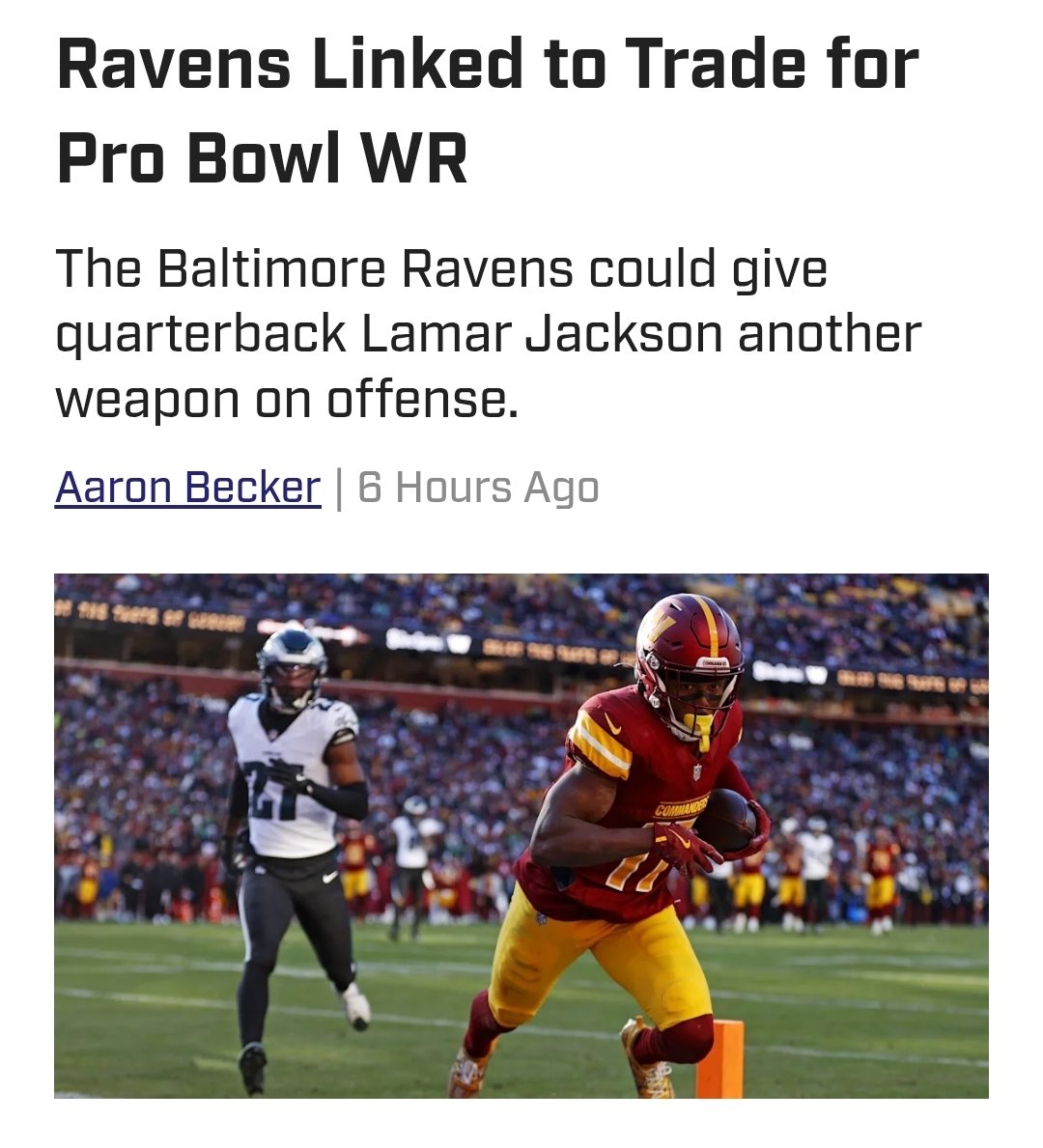 TheFactsMob's tweet image. Okay Baltimore... ENOUGH NOW.
What's up with the Ravens and the Eagles trying to super team their way into a championship? Didn't both yall have like the most all-star players in the league last year? 😭 this is ridiculous man
Relax lmao