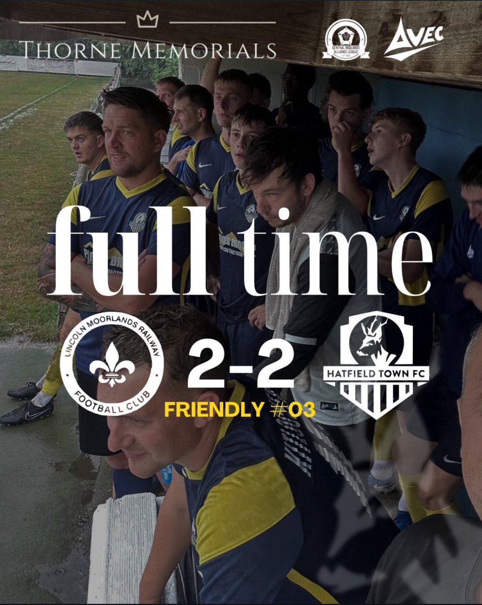 Hatfield_TownFC's tweet image. Today’s friendly ended all square in some very wet conditions! 🔵🟡