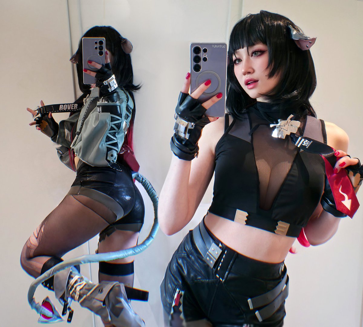 I tried cosplaying as Jane Doe 🐀🖤