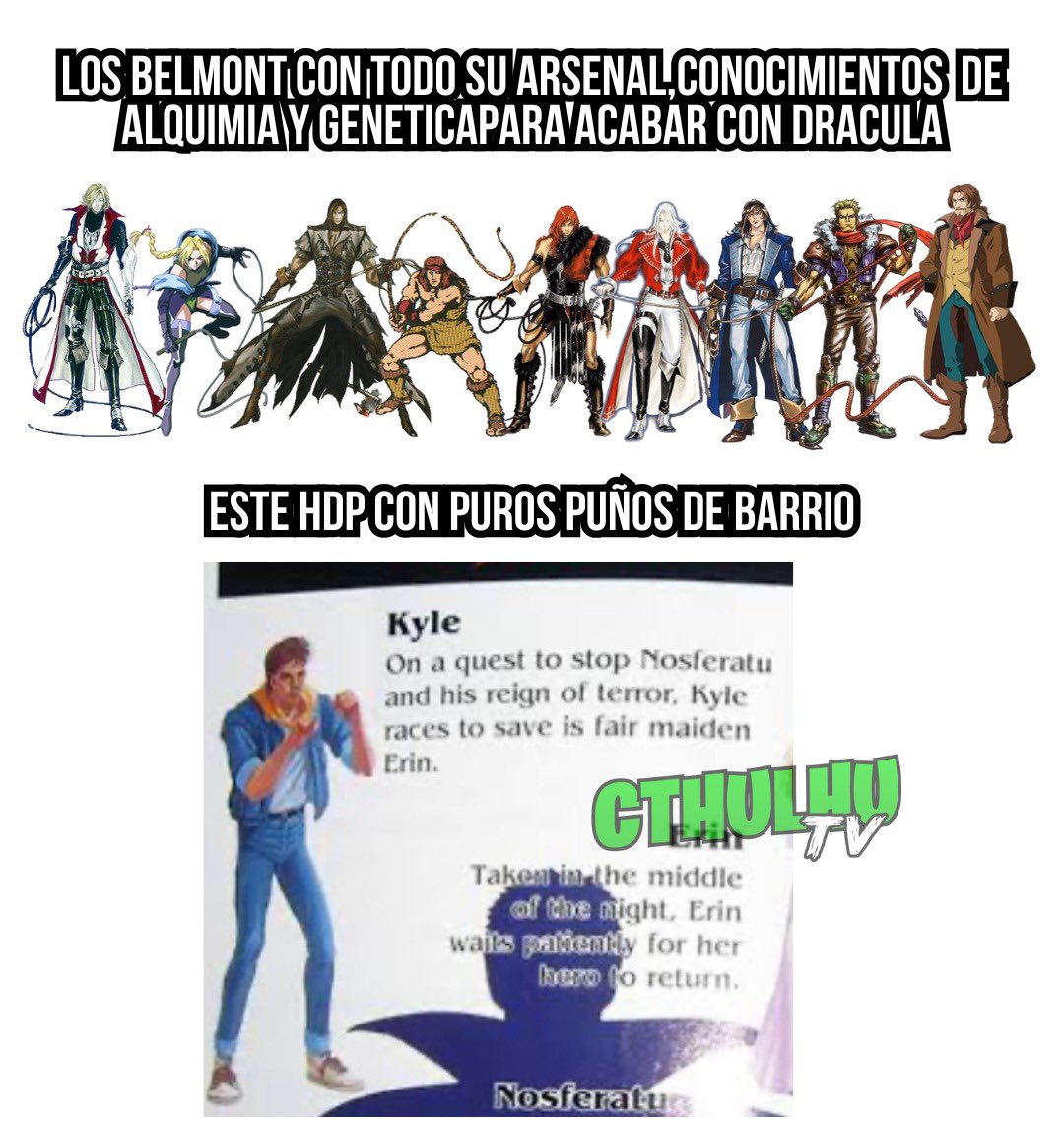 TvCthulhu's tweet image. Dicen que los Belmont usan Pijamas de Kyle