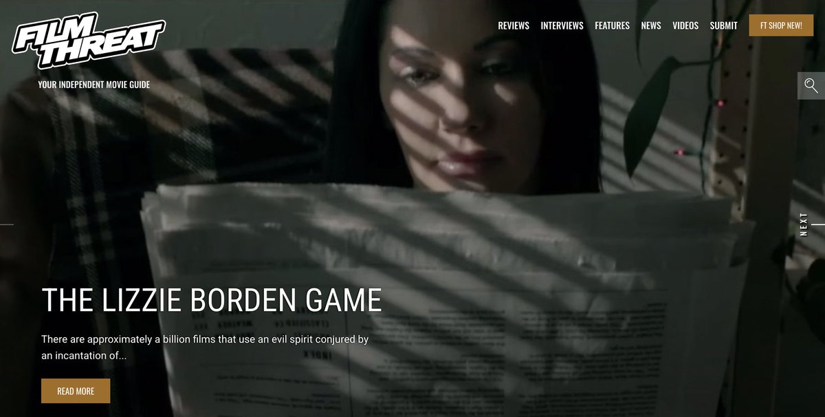 “…decides it would be fun to get a mirror and chant the words to call Lizzie Borden forth…” Is The Lizzie Borden Game scary? Read Bobby LePire's review to find out.
filmthreat.com/reviews/the-li… #SupportIndieFilm #Horror #TheLizzieBordenGame