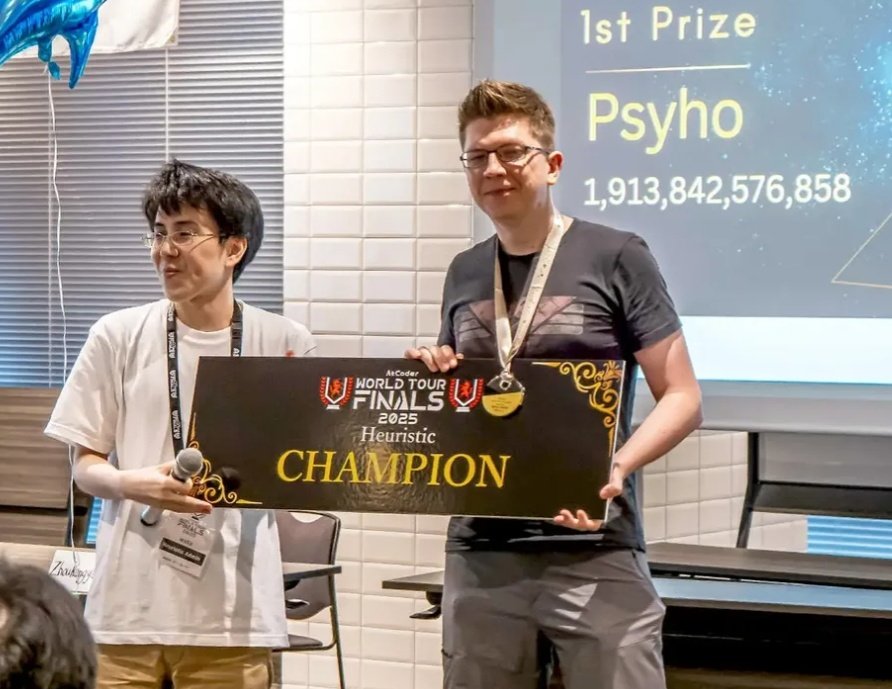 tek_nikel54's tweet photo. #Humanprogrammer👾 #beats #OpenAI's #customAI in 10-hour #marathon #wins #WorldCodingChampionship. #Polish #programmer #mightb #last #humanwinner🤖
#heuristicdriven #problemsolvingshortcut #educatedguesses instead o #bruteforcecalculation
#Tek_nikel54🤖
https://t.co/TUj1eh4fDy https://t.co/VpnFxok5A9